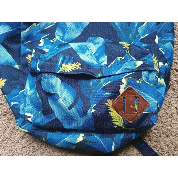 Vans Old Skool 2 Backpack Blue Floral Print - Picture 3 of 7